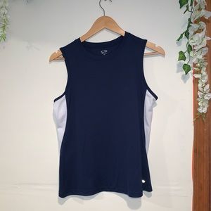 C9 by Champion Navy Blue and White Tank Top